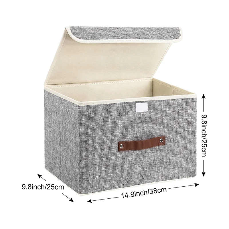 Large Folding Baby Toys Travel Camping Sturdy Tool Package Clothes Storage Basket Boxes Organizer With Lid