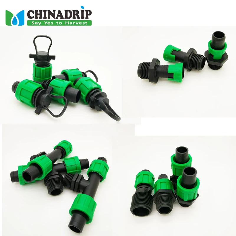 drip tape irrigation drip pipe fittings pipe with pressure compensated dripper inside for farm irrigation system