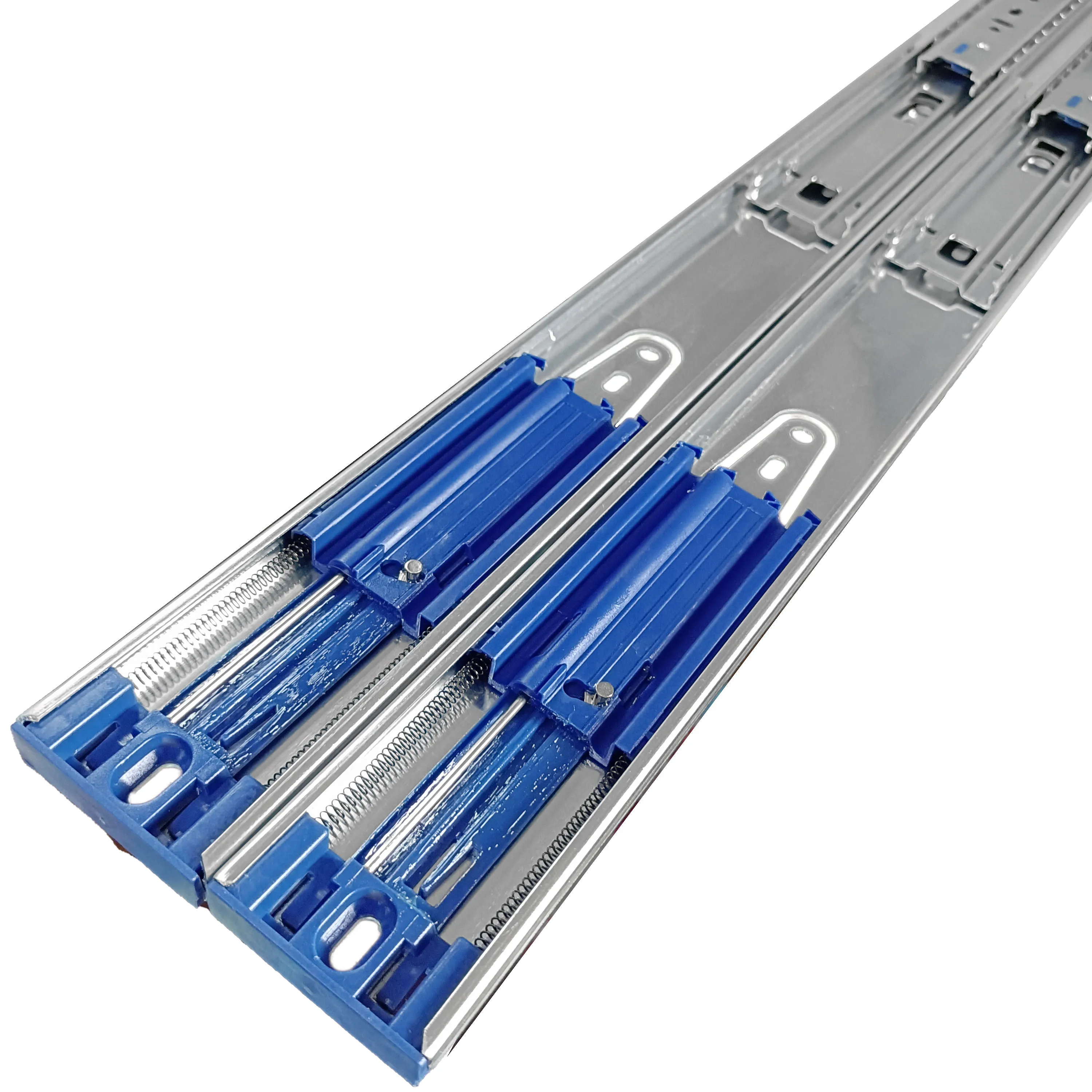 Soft Closing 3-fold Full Extension Drawer Runners Kitchen Cabinet Ball Bearing Concealed Drawer Slide