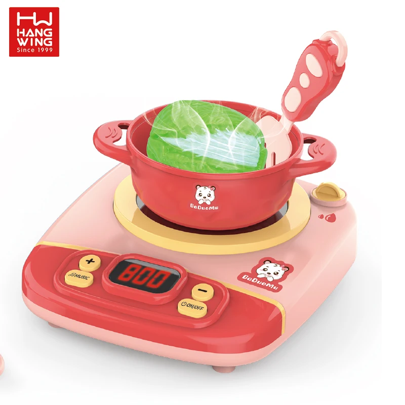 Spray induction cooker Toys Cooking Items Households Products Set Kids Toy Kuchen spielzeug Sets Kitchen Toys