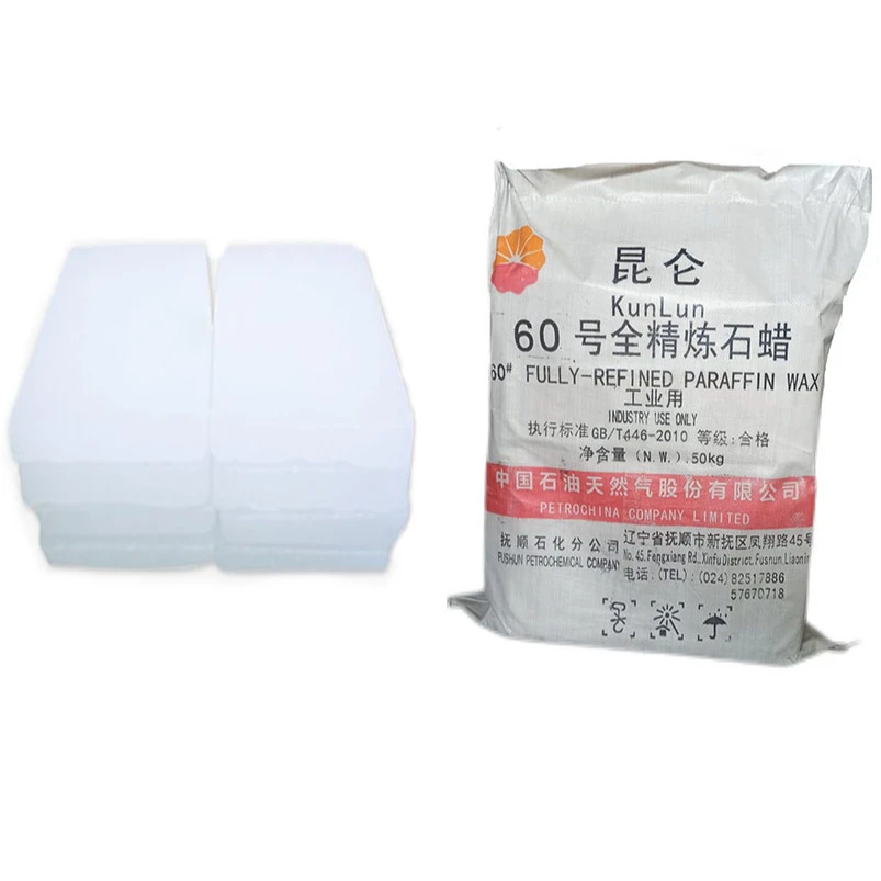 Quality guaranteed Semi / Fully refined Paraffin wax / Parafina 60/62