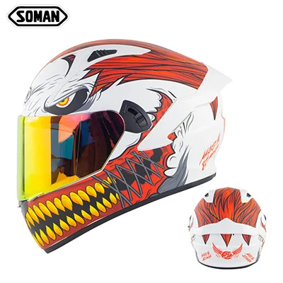 Motorcycle Helmet casco moto Other Motorcycle Accessories cool fashion safety helmet Full Face Motorcycle Street Bike Helmet