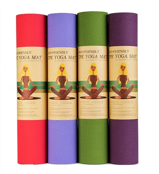 2024 Customize Logo Private Label Fitness Exercise Yoga Mat Eco-Friendly Non Slip Yoga Mats Pilates Mats