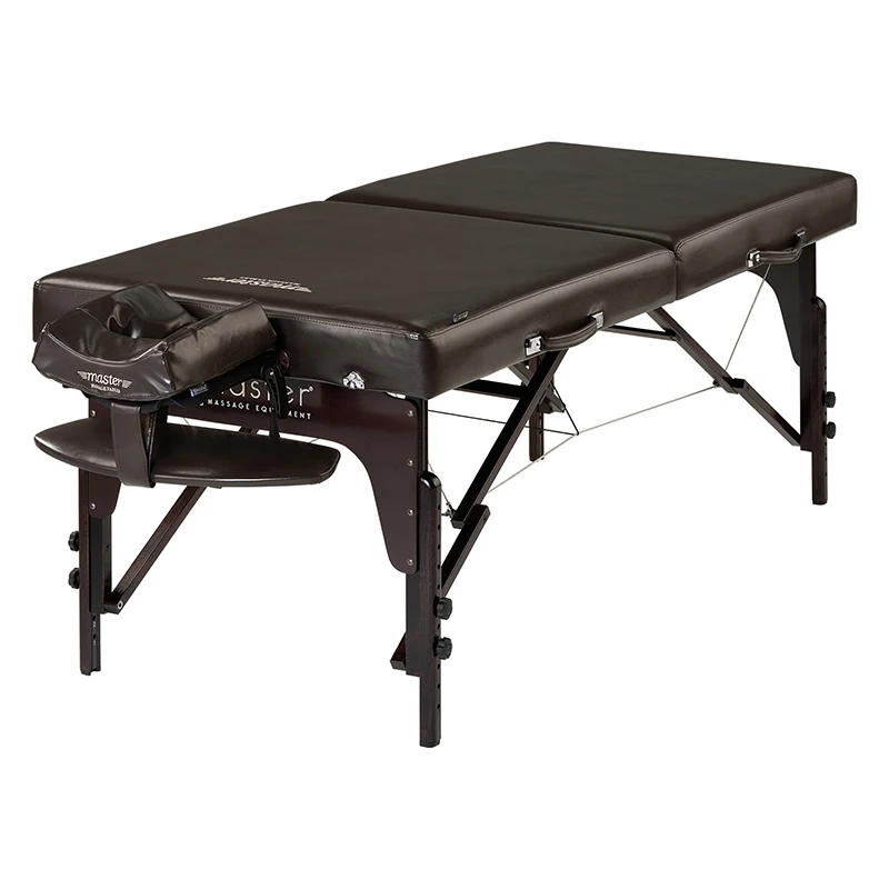 Master Massage adjustable facecradle Oil & Waterproof, CFC-free, Italia Upholstery Carlyle Portable Massage Table