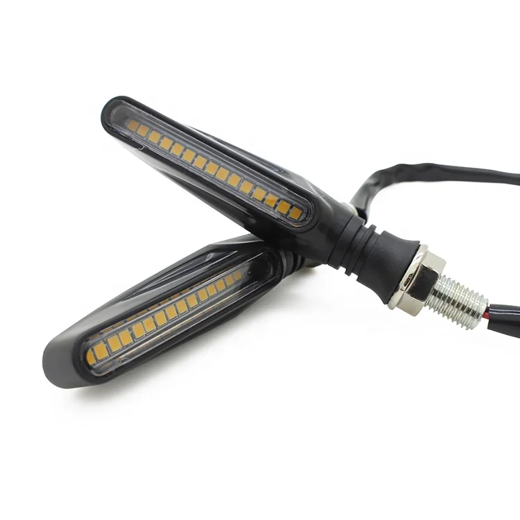I18Mini turn signal motorcycle Light 12V Universal LED Amber Motorcycle
