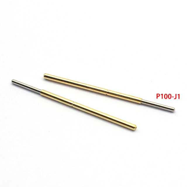Factory supply high quality brass gold plated or silver plated test probes for testing P100 magnetic pogo pin connector