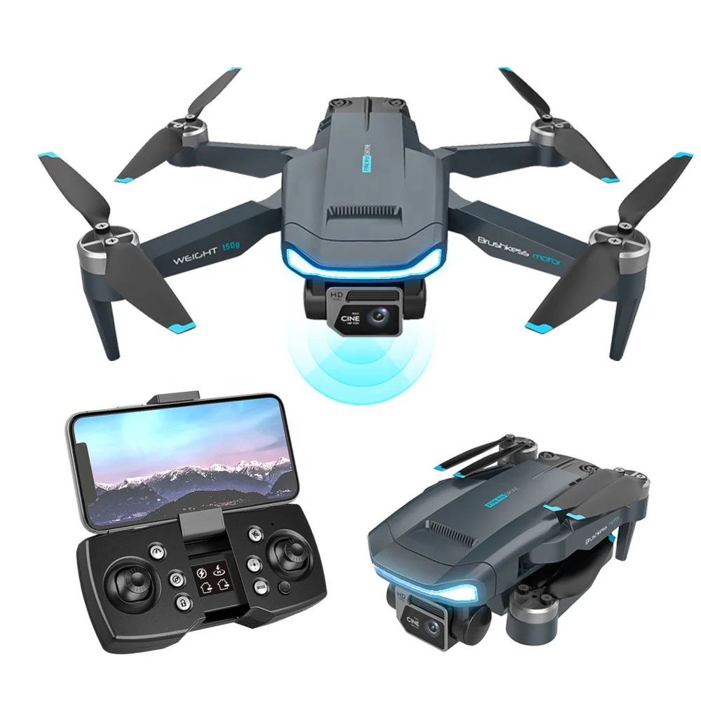 F194 Foldable Mini Battery Module Drone Brushless Motor Drones 4k Profesional Mini Drone