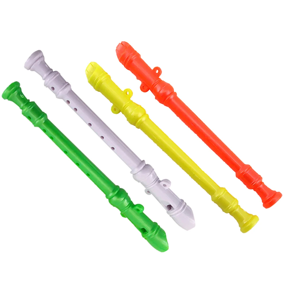 Children school mini educational intelligent music learning kids plastic flute musical toys
