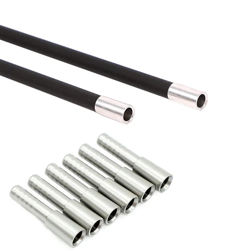 Archery 5.2mm Adapter Inserts for Arrow Screw in Points Broadheads Tips Hunting Compound Recurve Traiditional Bow