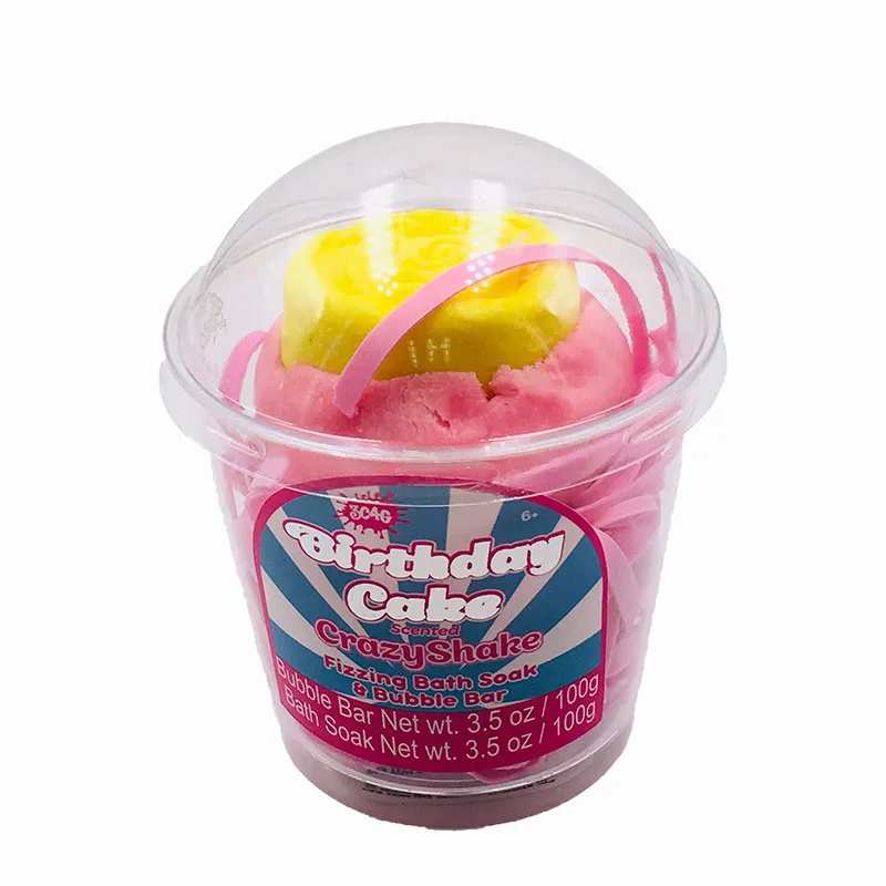 Handmade bubble bar mini vegan essential oil solid spa bath  barbathroom cake soap gift ice cream for personal cleaning skincare