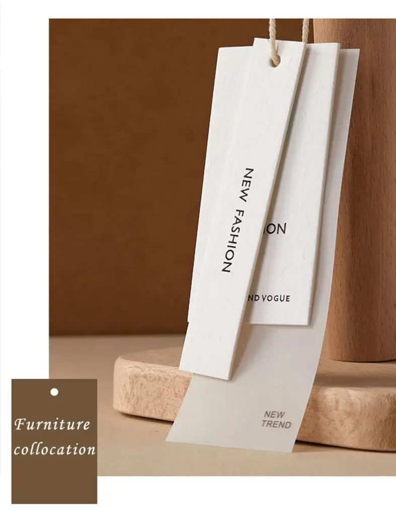
Wholesale Custom Logo Paper Swing Hang Tag For Clothing Product Tags product hang tags 