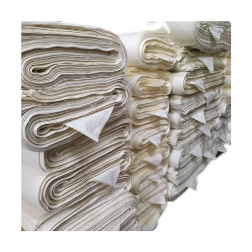 100% Polyester Fabric  Wholesale Knitted Grey Melange Recycled greige Fabric For Clothing