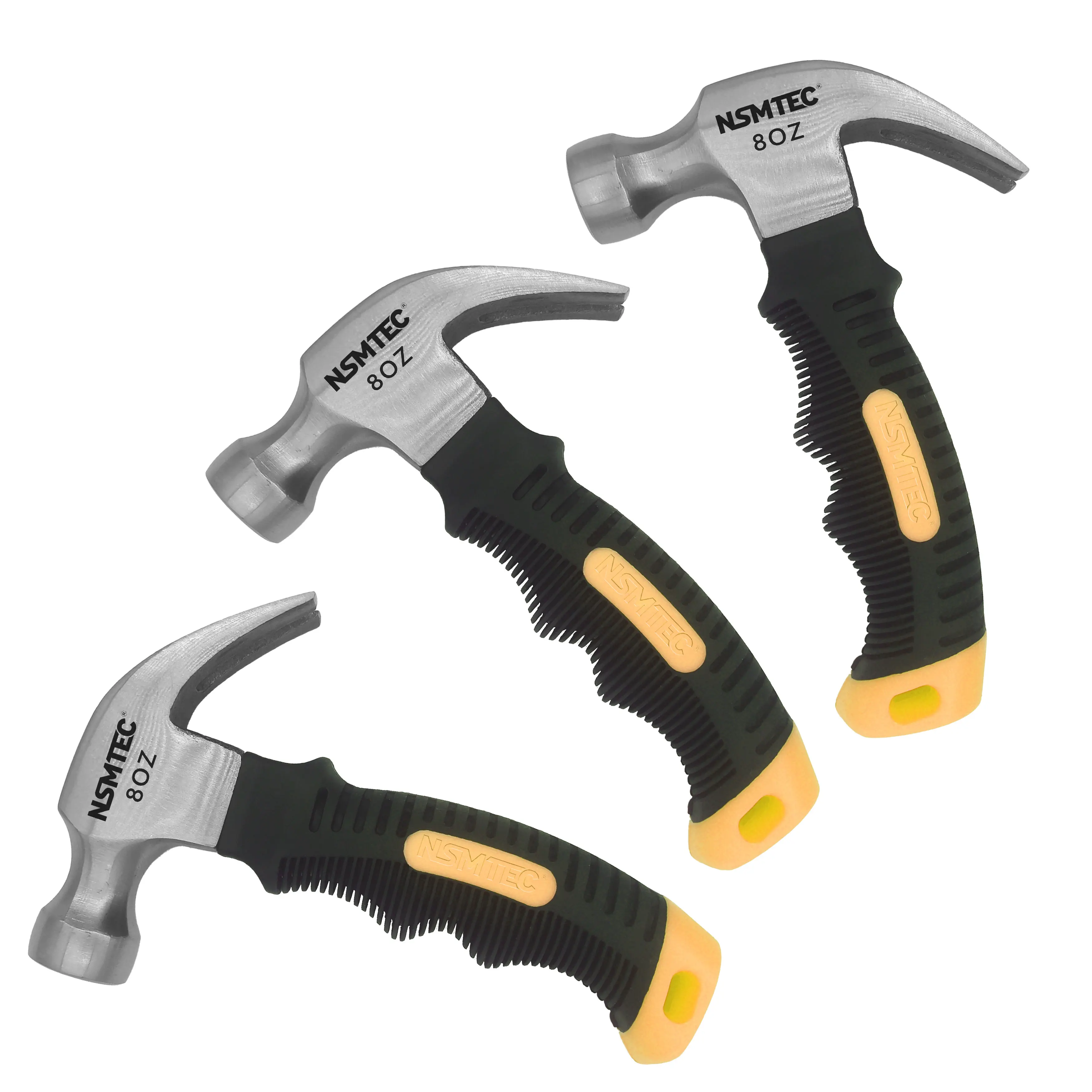 TPR Handle 8ounce Real Forged Small Claw Hammer