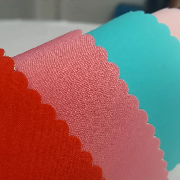 
wholesale total thickness 2mm double sides Nylon SCR neoprene fabric sauna effect for sweat suit/ leggings/ corsets 