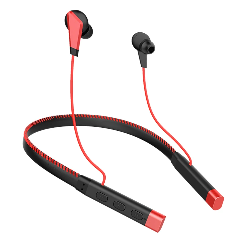 Low price OEM Sweatproof Wire less Neckband Wireless Headphones SD Card