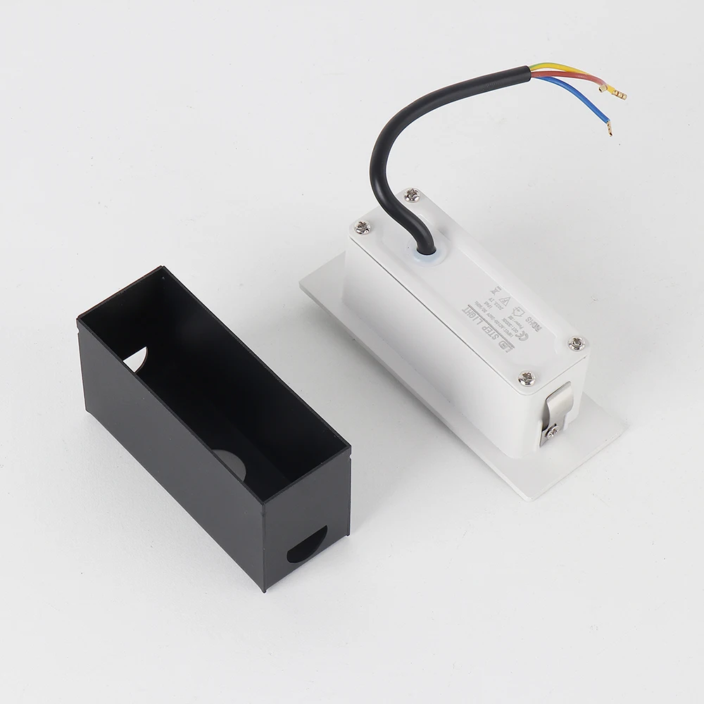 Outdoor led Step light Die-cast aluminum foot lighting IP65 waterproof stair lamp with sensor