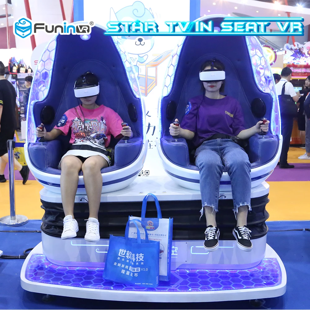 
Funin VR 5D 9D Egg Chair Cinema Simulator Wth VR Glasses 12D Cinema Simulator For Sale 