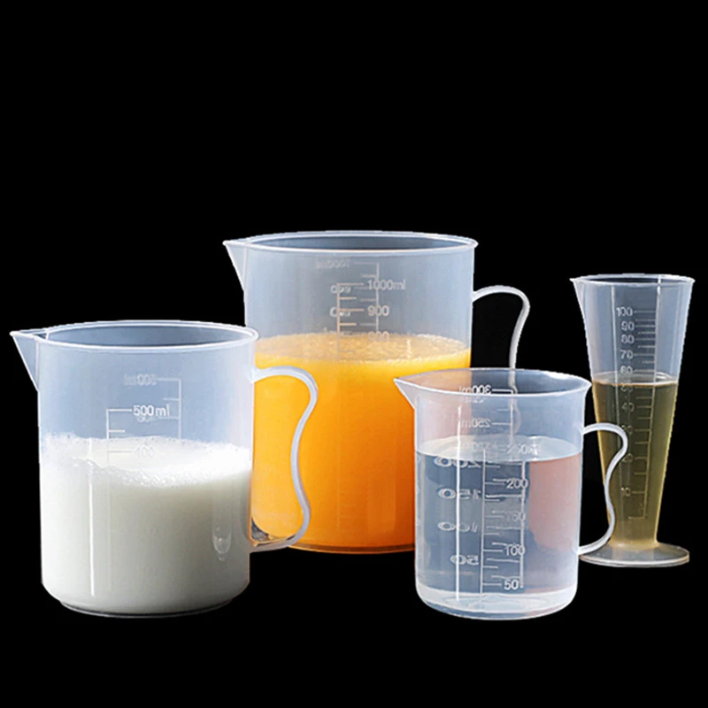 Graduated Plastic Pp Transparent Measuring beaker Cup plastic Measuring Jug
