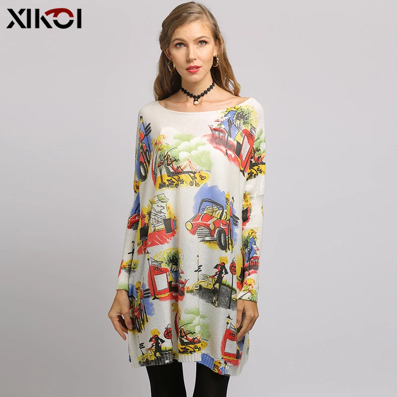 
Хлопковые белые пуанты ручной вязки, черные платья Sueter, дизайнерский шерстяной свитер ручной работы для дам 