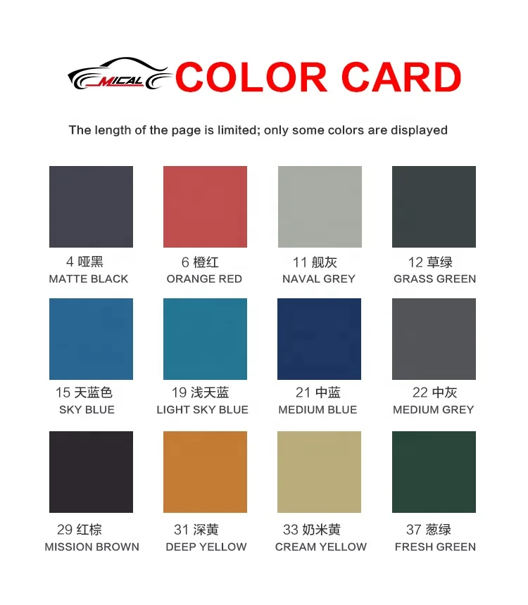 
China Paint Supplies Colours Acrylic Automotive Paint For Plastic Paint Spray 