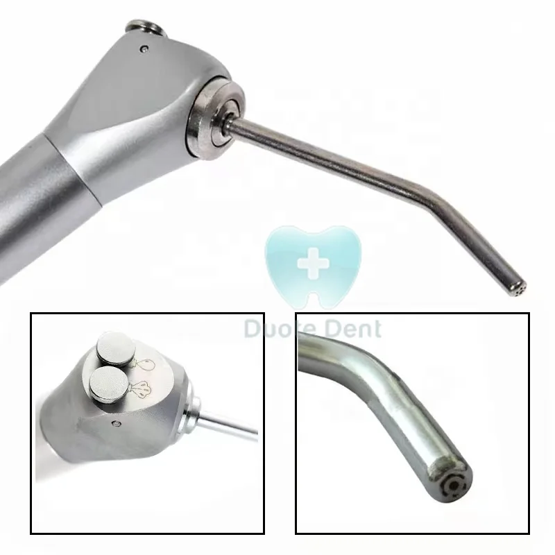 Dental Air/Water Syringe Tips Metal Alloy Spray Nozzles Tips for 3 Way Dental Air Water Syringe