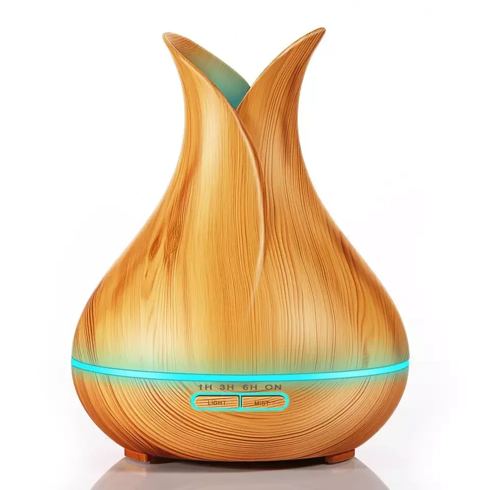 young living Wood Grain Ultrasound Aromatherapy  Mist Maker Essential Oil  Aroma DiffuserFor Home