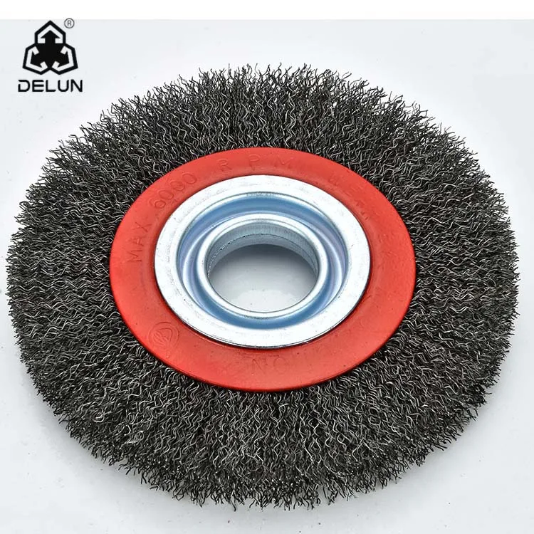 
Плоская проволочная круглая ОБЖИМНАЯ щетка, ОБЖИМНАЯ проволочная круглая щетка 