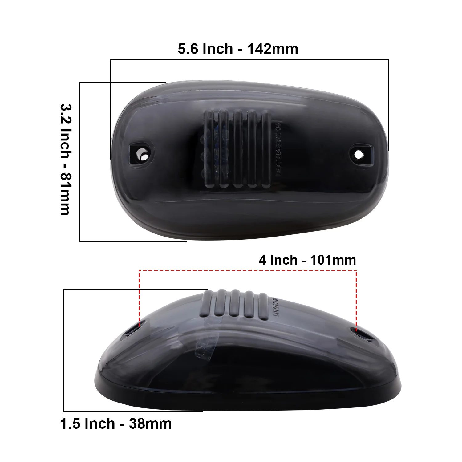 5 PCs  SET RV Contour Light Truck Night Safety Driving Roof Light Off-Road Vehicle Waterproof LED Roof Light Source Manufacturer