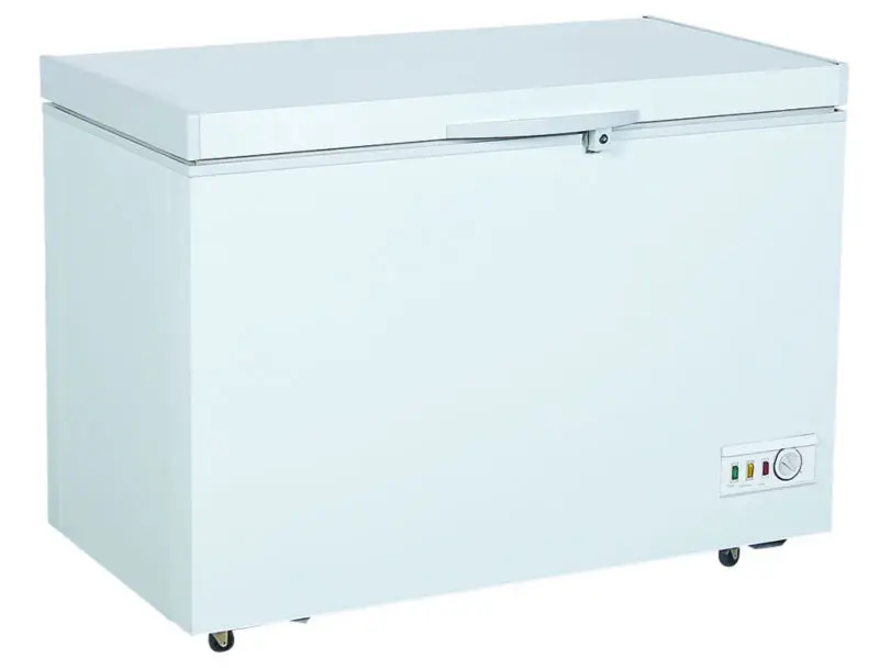 hot selling 250L Popular Ultra Efficient  Single Door White Deep Frozen Chest Freezer