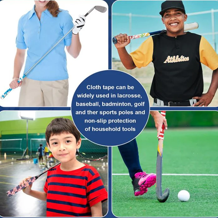 Wholesale 2.5cm x 25m Grip Sticks Tape Cotton Blends Ice Field Hockey Stick Grip Tape