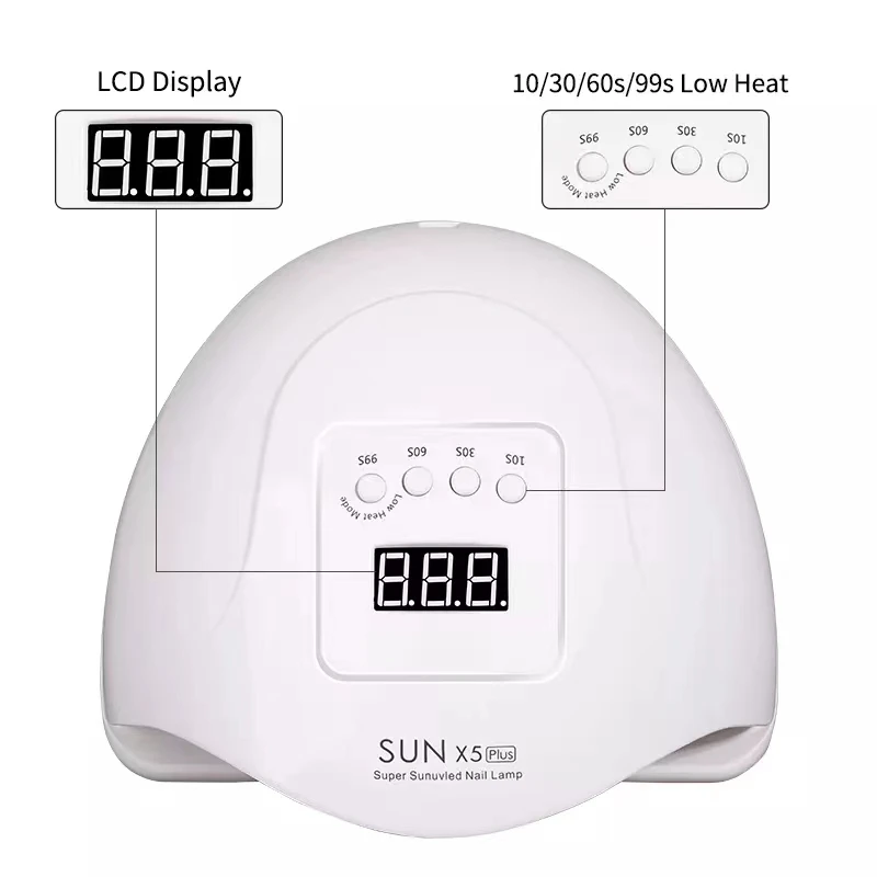 UV Gel Lamp LED Nail Light Fast Nail Dryer for Gel Polish Portable Handle Large Space Nail Art Equipment Manicure Tool