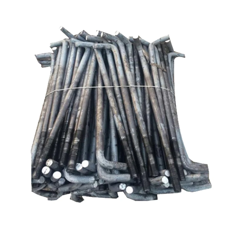 Galvanized L Type Foundation Anchor Bolts Carbon Steel Structural Steel ,metal Building Plain,galvanized Steel 8.8 10.9 12.9 DIN