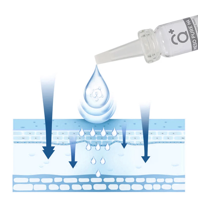 AQUA PLUS High Quality facial Cosmetics mesotherapy Hyaluronic Acid  For Face Care Facial serum