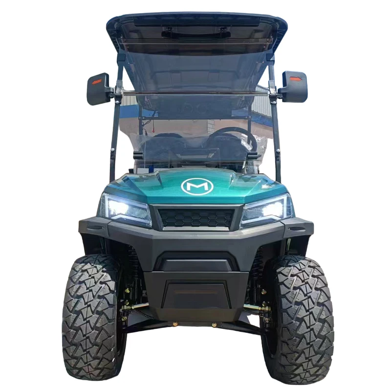 Large And Powerful Factory MMC China Color Club Car 48/60/72V 4 Seats Green Electric Golf Carts for Sale