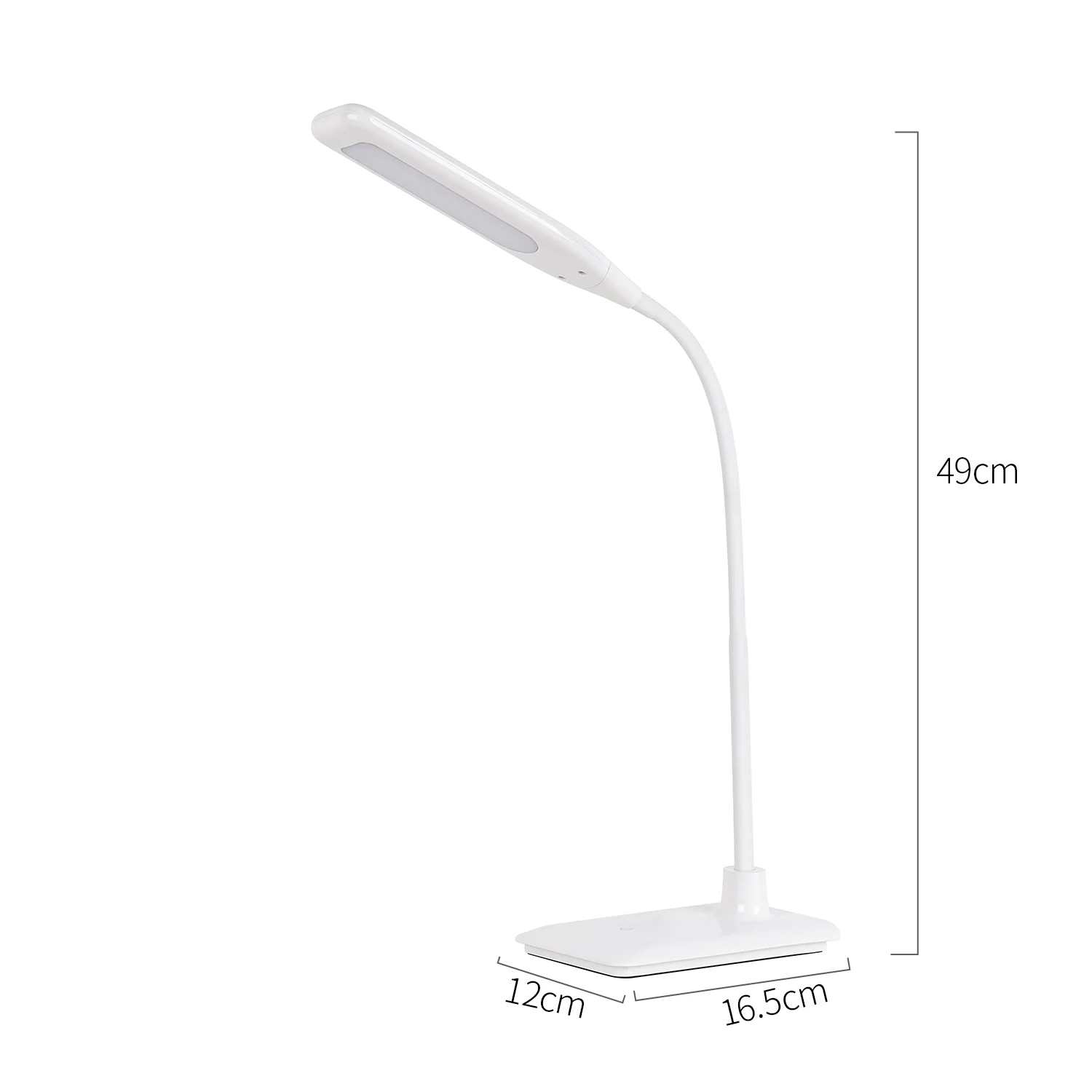 Modern indoor luxury bedroom bedside USB Arm table lamp touch led dimmer white light foldable temperature desk lamp