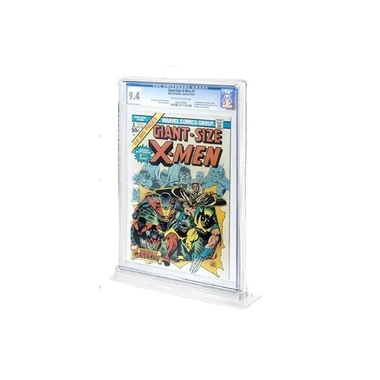 Giant-size Cgc Comic Acrylic Protectors Case With Sliding Cover And Stand