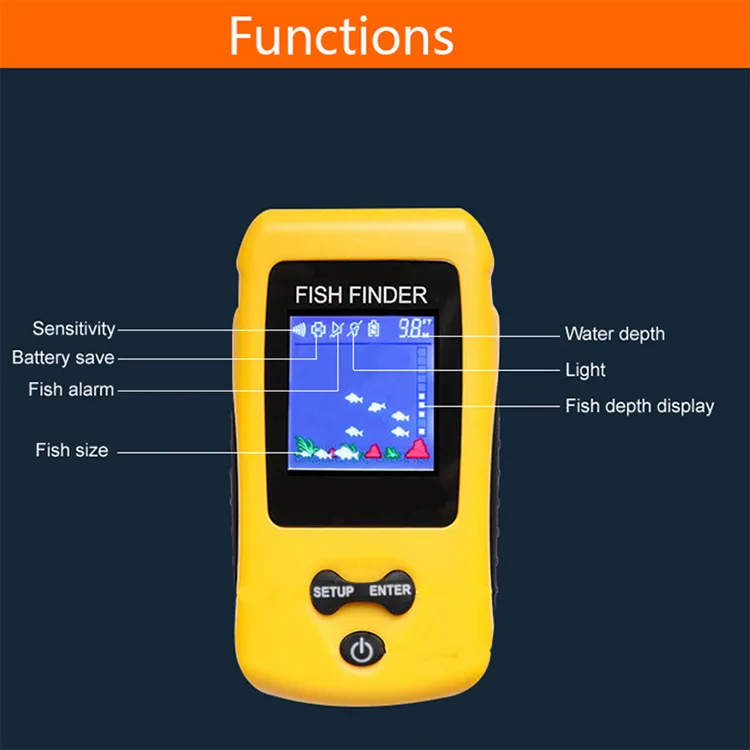 INTEGRITY Hummingbird Fish Finder,Cordless New Smart  Fish Depth Finder,Fish Finder Transducer Module