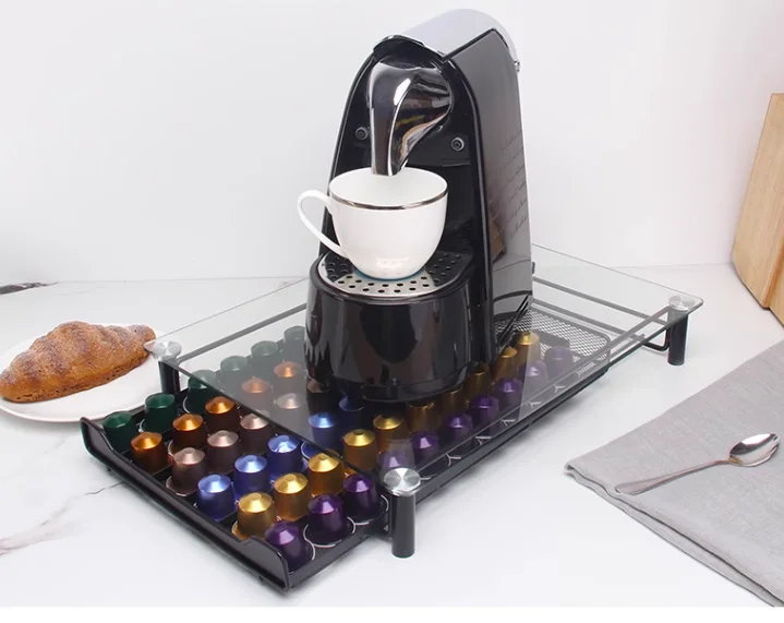 Acrylic Coffee Capsule Box 13cm x 13 cm x 13cm