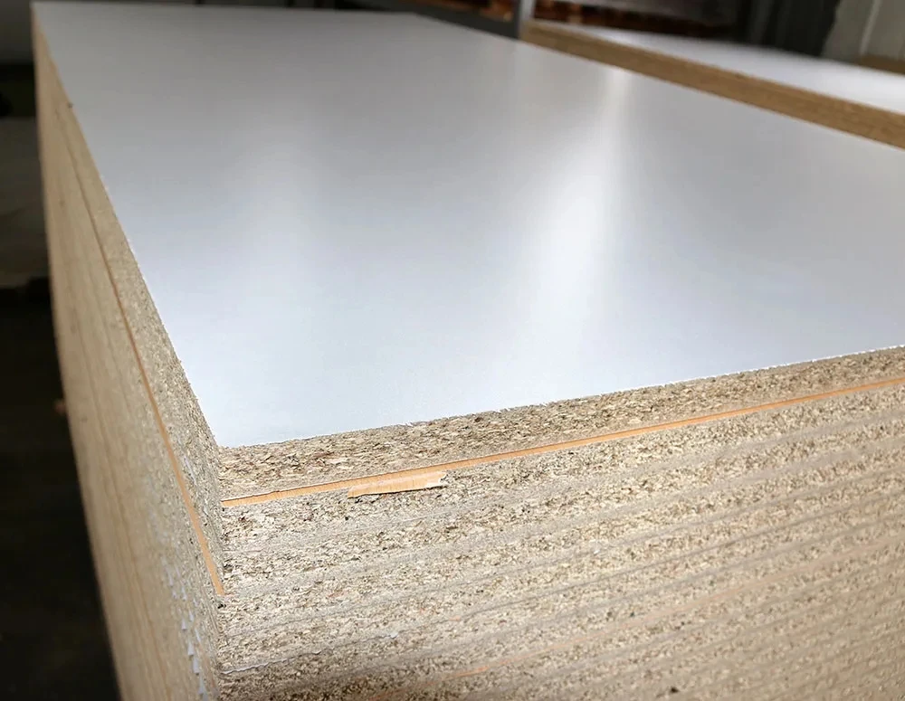 China Factory Direct Wholesale Price White Melamine Particle Board Laminated Particle Board for Sale