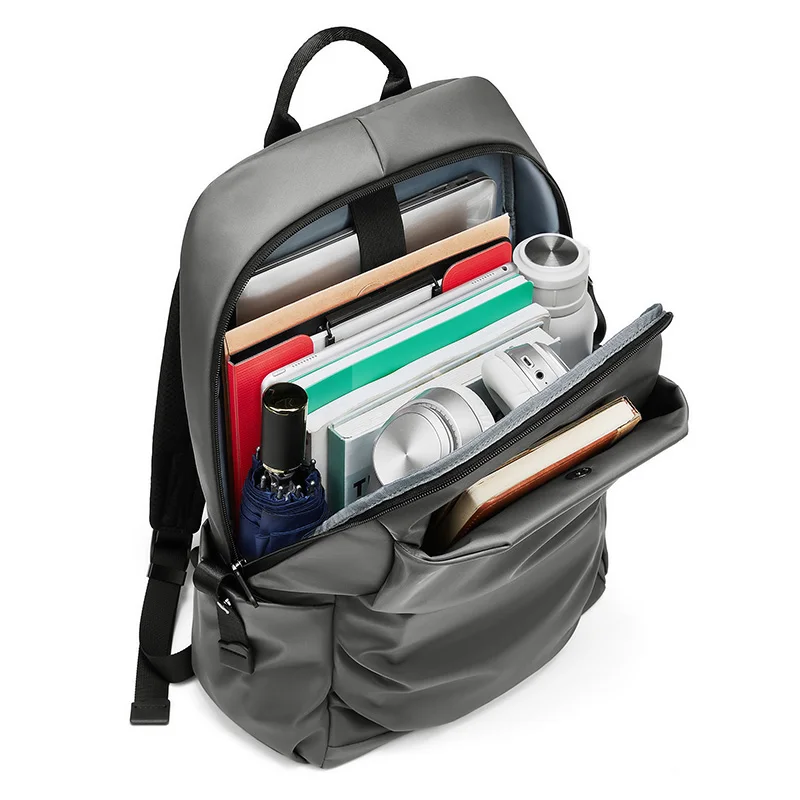 MingLu Wholesale Fashion Lightweight back pack College Commute mochila de hombre school bags men travel laptop backpack