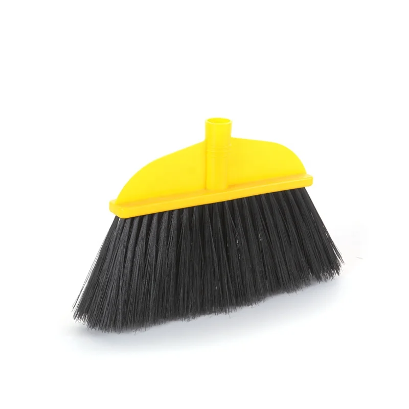 Clean Plastic Hotel Broom Cleaning Sweep Broom Soft Brush Plastic Broom Head House Hold Cleaning Brush