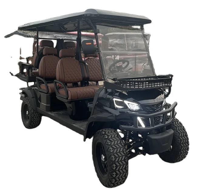 WELIFTRICH Mini Luxury Cheap 4 passenger 6 seater 8 Seats Antique Electric Classic Golf Cart for Wedding Resort Hotel