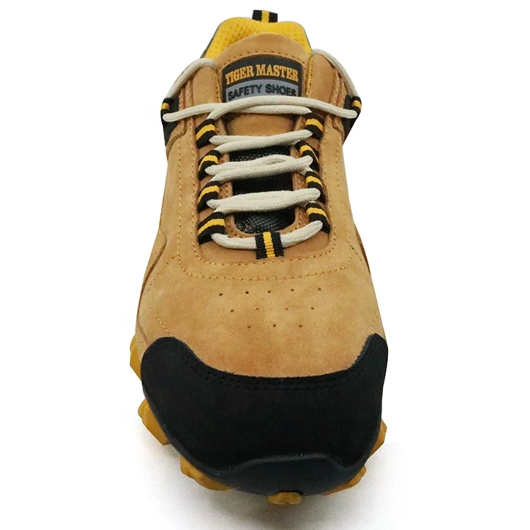 
CE approved steel toe cap fashionable suede leather oil acid resistant rubber sole sport safety shoes men work 