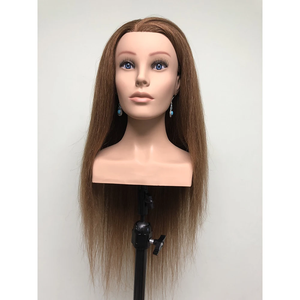 Wholesale price europe face  maniquin head with shoulder for hairdresser