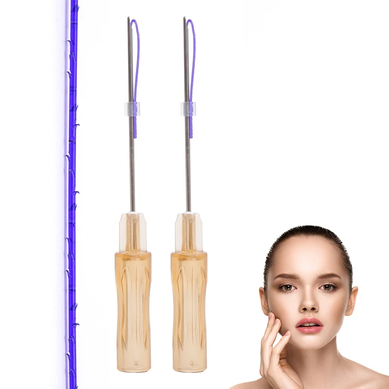 V lift blunt cannula nose lifting pdo thread /fios de pdo подтяжка лица для носа/Подтяжка pdo cog thread для подтяжки носа груди