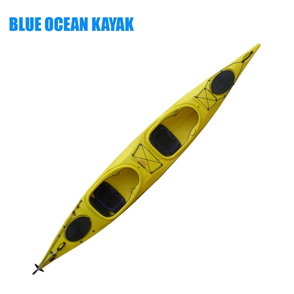Double Sea kayaks  Fishing Cheap Two Person Sit In Plastic from BLUE OCEAN KAYAK