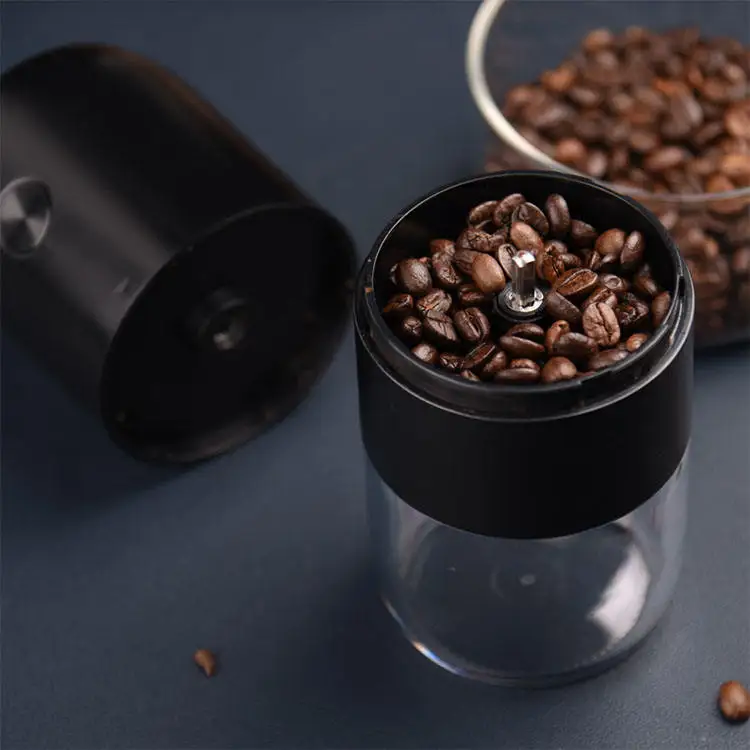 Professional USB Typc-C Mini Espresso Conical Burr Automatic Coffee Bean Grinder Portable Electric Coffee Grinder