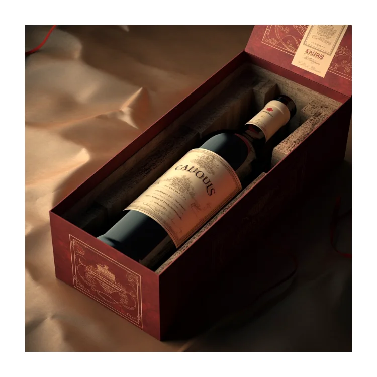 styles of wine bottles are of high quality and low price customized for wedding banquets and customized for color boxes