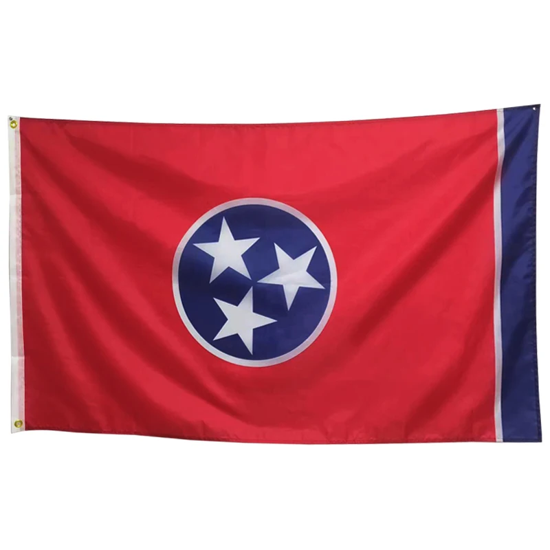 Wholesale Best Price 3x5FT 100D Polyester Vivid Color Fade Proof Outdoor Custom Flag Tennessee Flag Banner