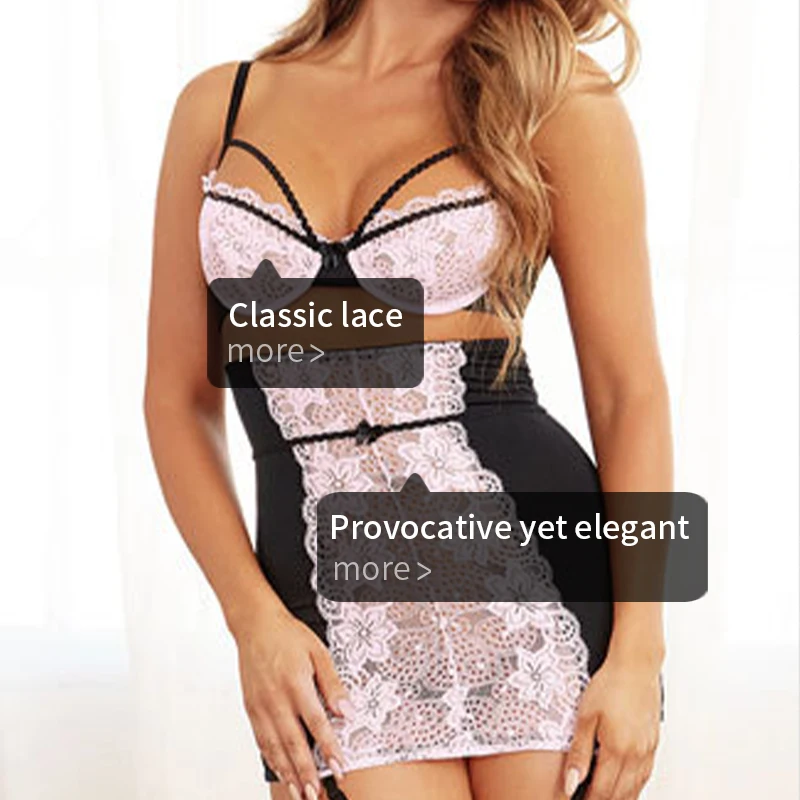 
2020 Lingerie Women Sexy Bodysuit Lace Wholesale Custom Lingerie Intimates Lingerie Sets For Women 